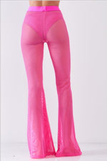 Load image into Gallery viewer, Pink Panther Mesh Swimsuit Cover-up Pant
