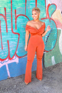 Smooth Like Cognac Jumpsuit