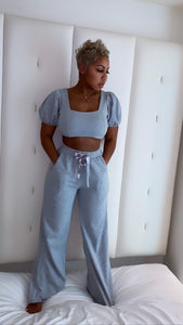 Grey Days Pants Set