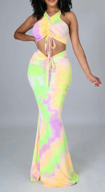 Load image into Gallery viewer, Sorbet Splash Skirt Set
