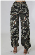 Load image into Gallery viewer, Camouflage Life High-Waisted Pants
