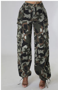 Camouflage Life High-Waisted Pants