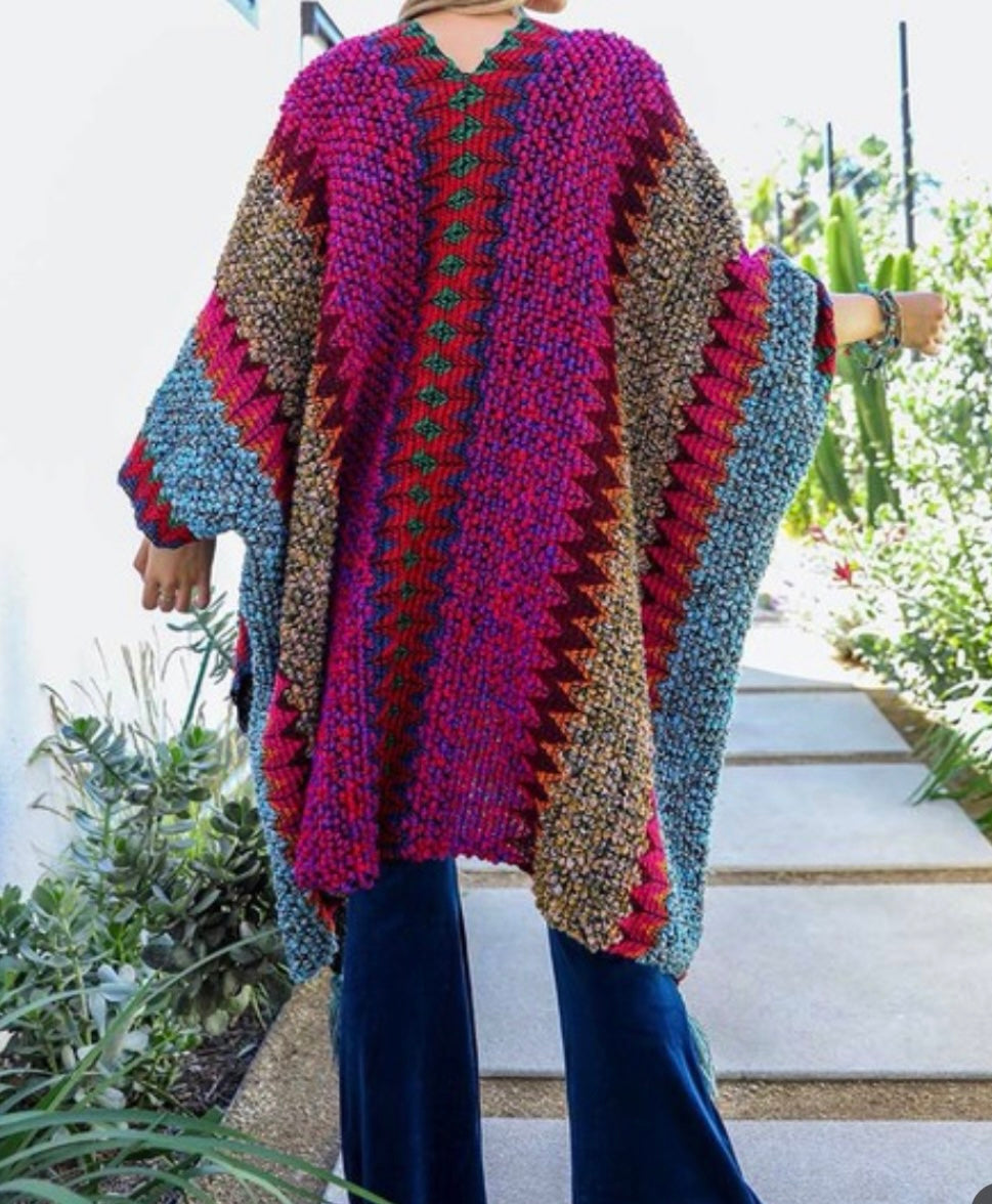 The Denise Wrap Shawl Poncho