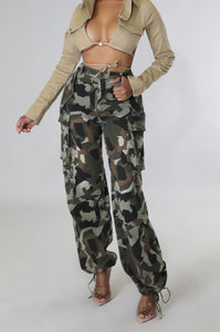 Camouflage Life High-Waisted Pants