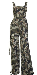 Load image into Gallery viewer, Ciara Camouflage Overalls
